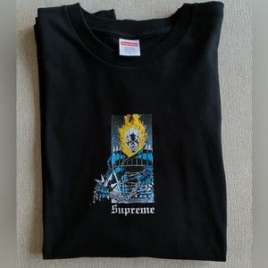 Supreme Ghost Rider Tee Black - SS19